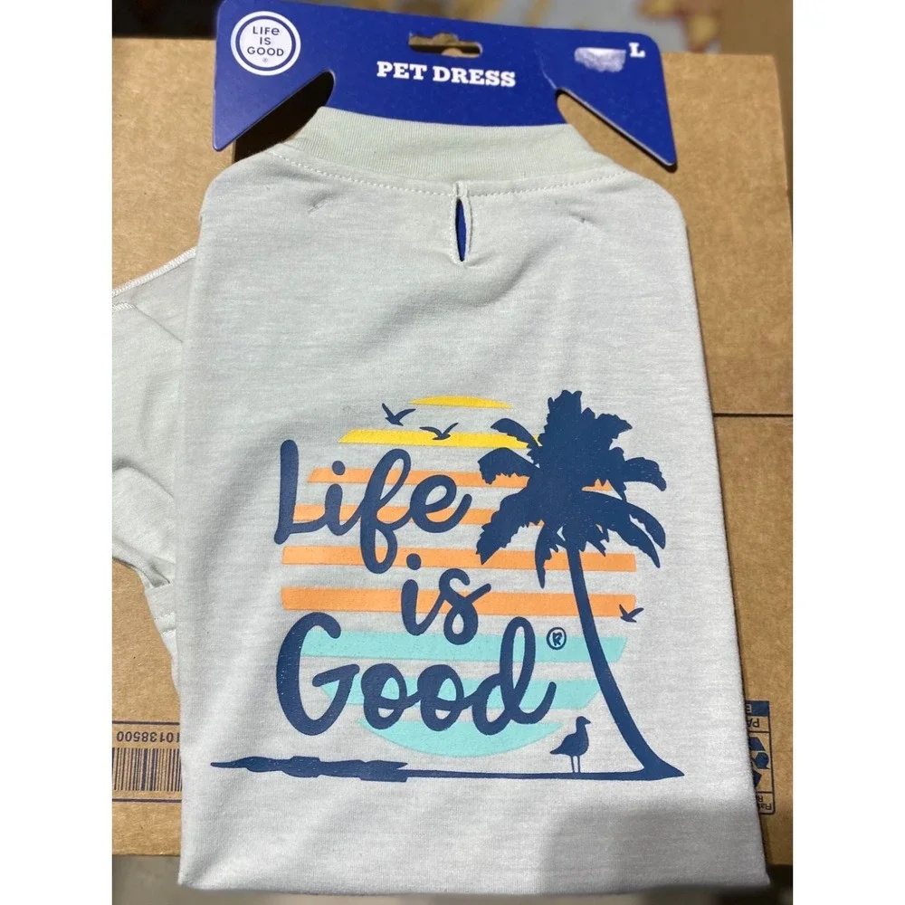 Life Is Good Dog Dress Size Large